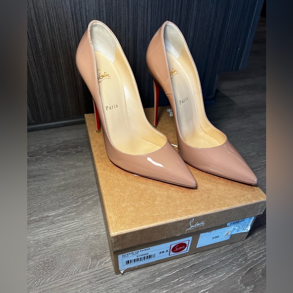 Louboutin So Kate 120mm stiletto in patent leather nude - Picture 2 of 3